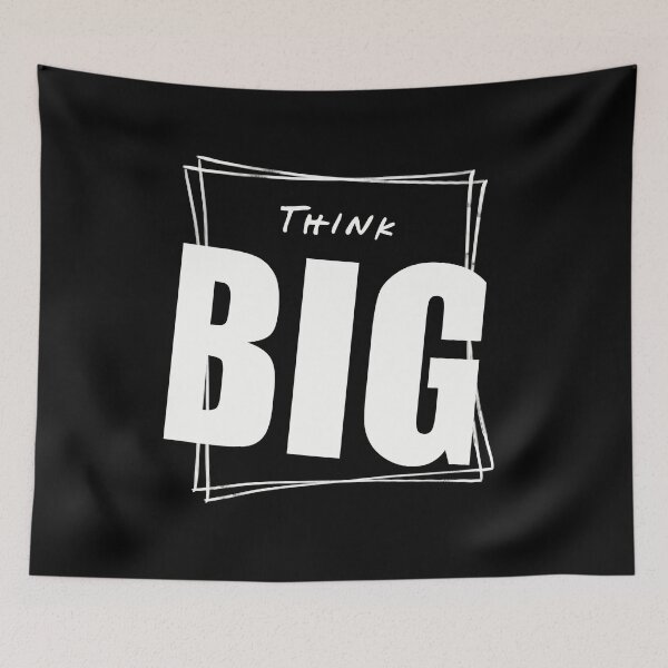 Item preview, Think Big – Bold Motivational Quote for Dreamers and Doers designed and sold by Iras-Art-Corner.