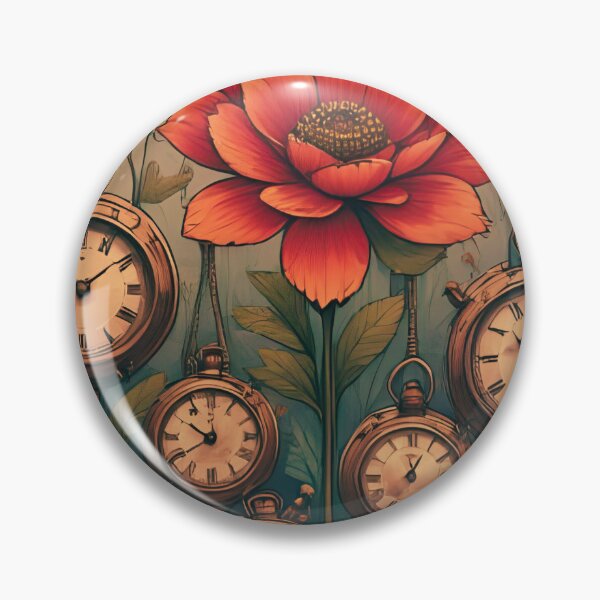 Item preview, "Blooming Timekeepers – Steampunk Floral Awakening" designed and sold by coolcomonshirts.