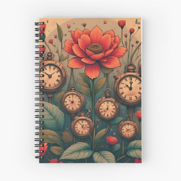 Item preview, "Blooming Timekeepers – Steampunk Floral Awakening" designed and sold by coolcomonshirts.