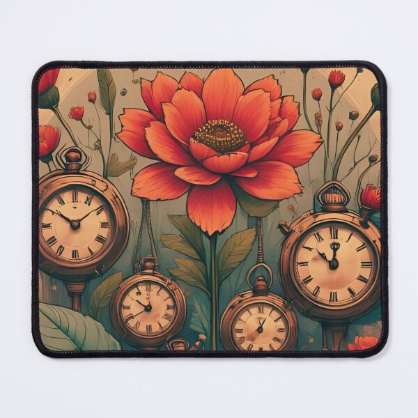 Item preview, "Blooming Timekeepers – Steampunk Floral Awakening" designed and sold by coolcomonshirts.