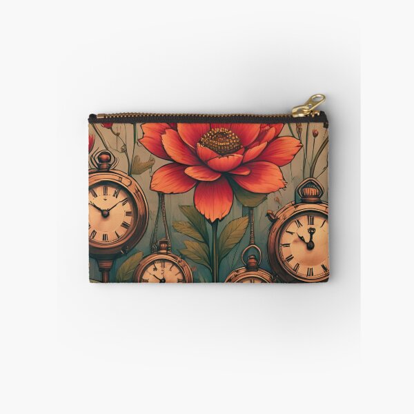Item preview, "Blooming Timekeepers – Steampunk Floral Awakening" designed and sold by coolcomonshirts.