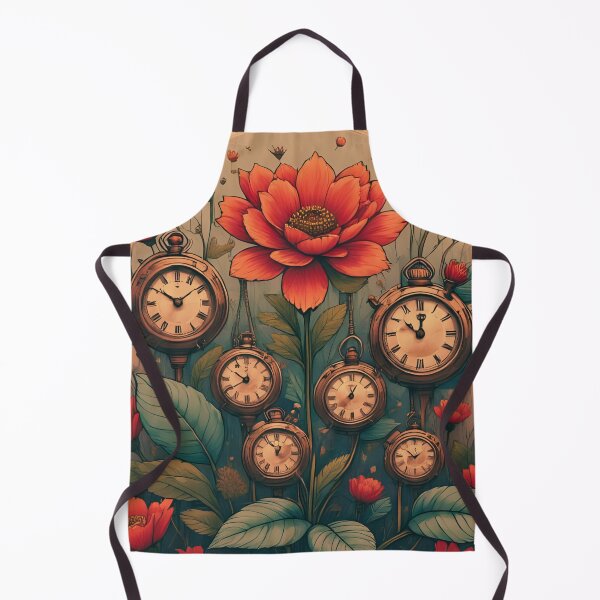 Item preview, "Blooming Timekeepers – Steampunk Floral Awakening" designed and sold by coolcomonshirts.
