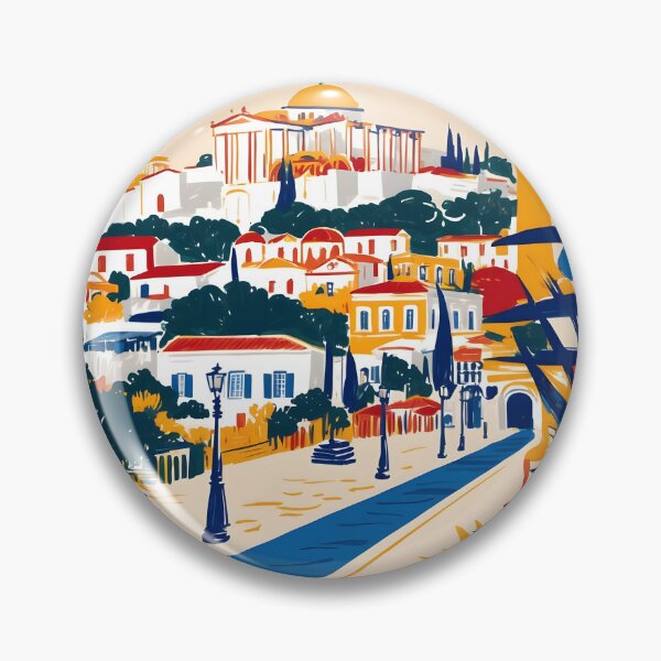Item preview, Ilion Attica Greece Vintage Travel Retro Tourism 2 designed and sold by TravelersGems.