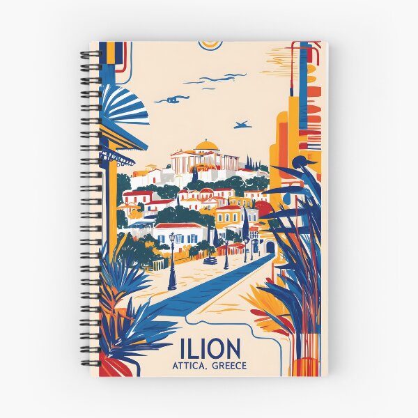 Item preview, Ilion Attica Greece Vintage Travel Retro Tourism 2 designed and sold by TravelersGems.