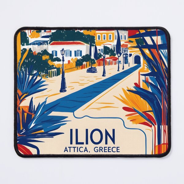 Item preview, Ilion Attica Greece Vintage Travel Retro Tourism 2 designed and sold by TravelersGems.