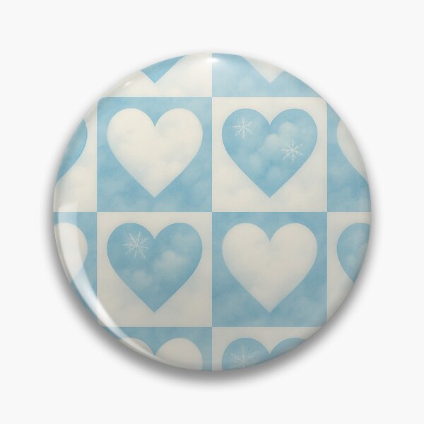 Item preview, Winter Hearts and Snowflakes Pattern designed and sold by Owcomm.