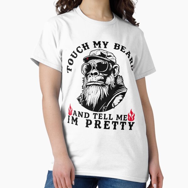 Item preview, Touch My Beard and Tell Me I'm Pretty Monkey designed and sold by MIKESELL Farmer.