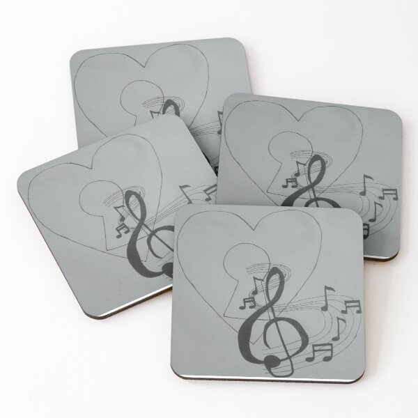 Item preview, Music as the key to the heart designed and sold by Braymunchkin.