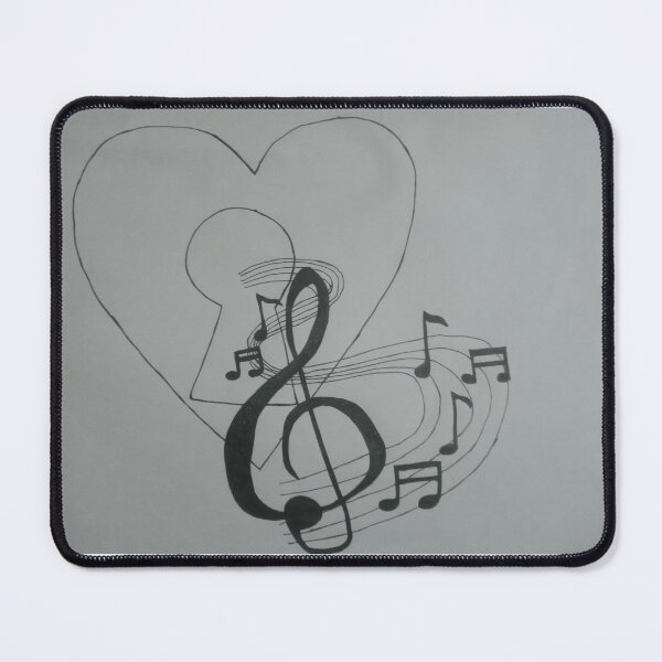 Item preview, Music as the key to the heart designed and sold by Braymunchkin.