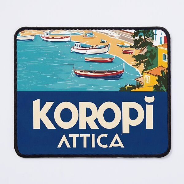 Item preview, Koropi Attica Greece Vintage Travel Retro Tourism 2 designed and sold by TravelersGems.