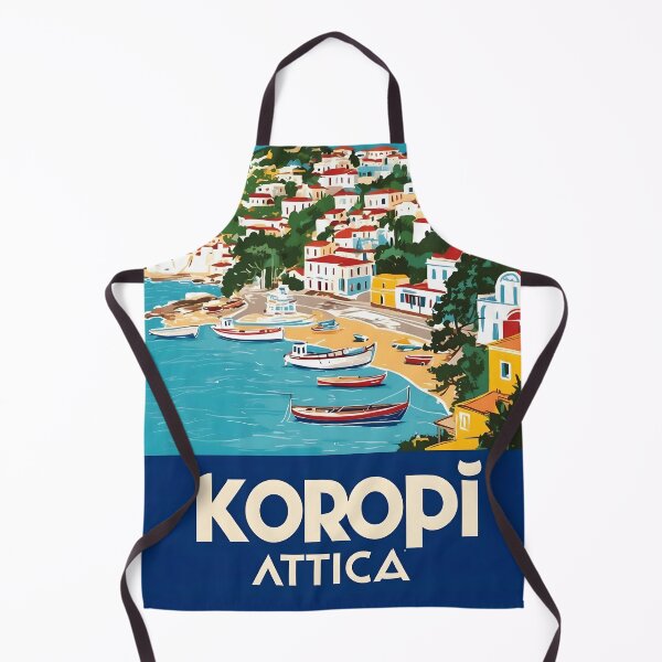 Item preview, Koropi Attica Greece Vintage Travel Retro Tourism 2 designed and sold by TravelersGems.