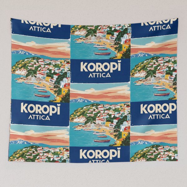 Item preview, Koropi Attica Greece Vintage Travel Retro Tourism 2 designed and sold by TravelersGems.