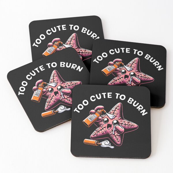 Item preview, Too Cute To Burn – Funny Starfish with Sunscreen | Hilarious Summer Cartoon designed and sold by Fragy72.