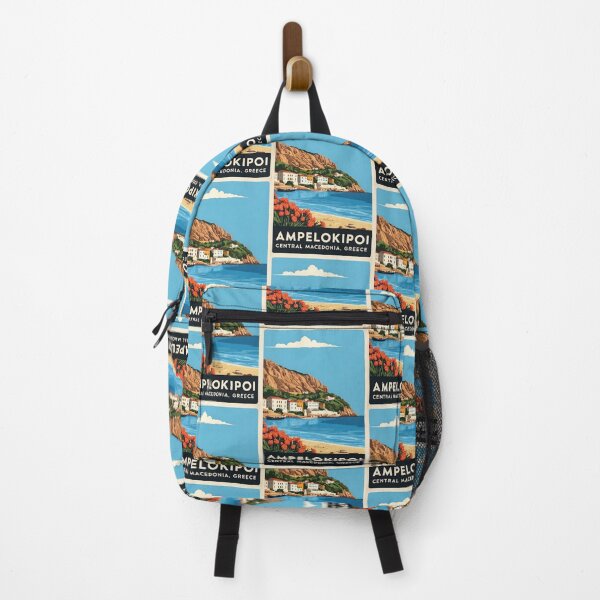 Item preview, Ampelokipoi Central Macedonia Greece Vintage Travel Retro Tourism 2 designed and sold by TravelersGems.