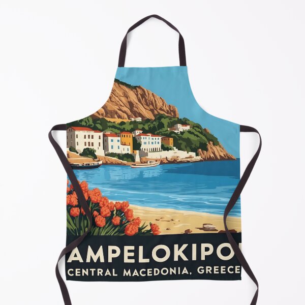 Item preview, Ampelokipoi Central Macedonia Greece Vintage Travel Retro Tourism 2 designed and sold by TravelersGems.