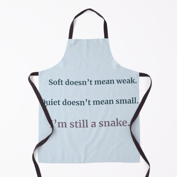 Item preview, Soft But Still a Snake – Gentle Power Quote | Kindwaves Snake Series designed and sold by KWkindwaves.