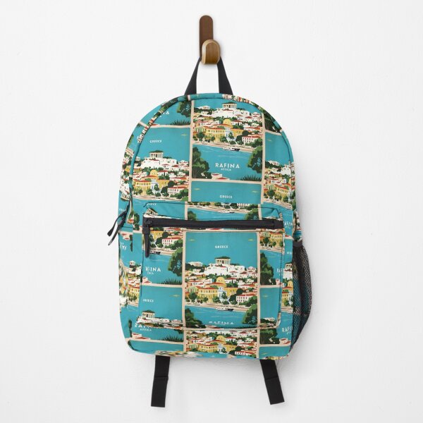 Item preview, Rafina Attica Greece Vintage Travel Retro Tourism designed and sold by TravelersGems.