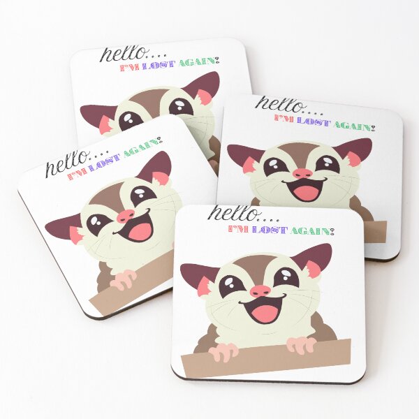 Item preview, I'm Lost Again Funny Sugar Glider T-Shirt – Kawaii Animal Quote Tee designed and sold by MOTAS FASHION .