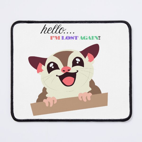 Item preview, I'm Lost Again Funny Sugar Glider T-Shirt – Kawaii Animal Quote Tee designed and sold by MOTAS FASHION .