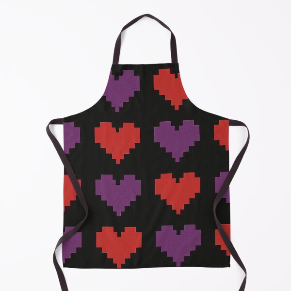 Item preview, Retro Pixelated Hearts Pattern designed and sold by Owcomm.