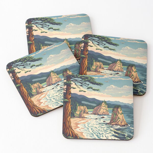 Item preview, Oregon Coast Art designed and sold by BadGifts.