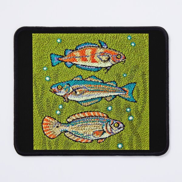 Item preview, Fishes in Stitches embroidery sampler designed and sold by Foxloxart.