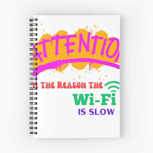 Item preview, Funny WiFi Shirt – Attention! I’m the Reason the Internet’s Slow designed and sold by MOTAS FASHION .