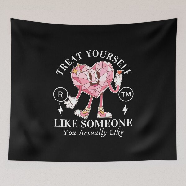 Item preview, Treat yourself well (self-love and Valentine's day) designed and sold by Peerless-Prime.