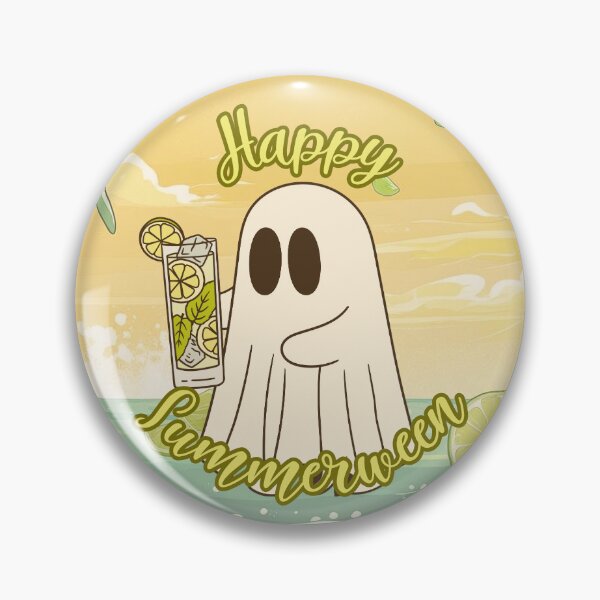Item preview, Happy Summerween Spirit with Cocktail Caipirinha designed and sold by toycruisers_merch-butze.