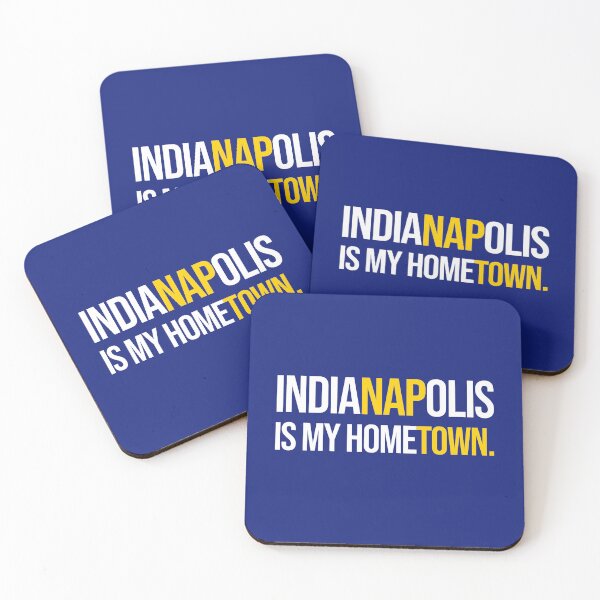 Item preview, Indianapolis is My Hometown (White text) designed and sold by Kipepeo Design Ltd..