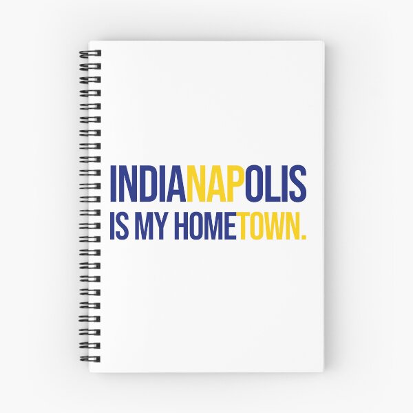Item preview, Indianapolis is My Hometown (Blue text) designed and sold by Kipepeo Design Ltd..