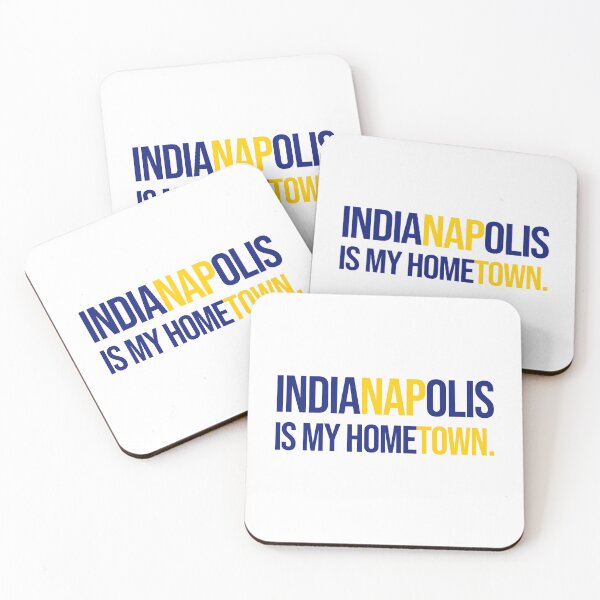 Item preview, Indianapolis is My Hometown (Blue text) designed and sold by Kipepeo Design Ltd..
