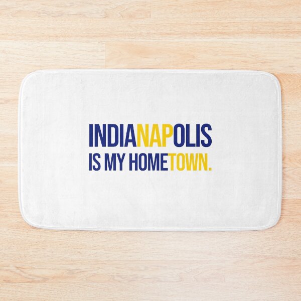 Item preview, Indianapolis is My Hometown (Blue text) designed and sold by Kipepeo Design Ltd..