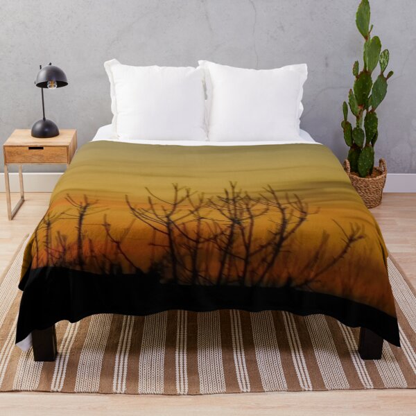 Item preview, treetops behind the orange sunrise designed and sold by Abaj.