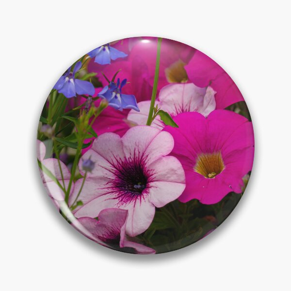 Item preview, Vibrant Petunias and Lobelias in Bloom designed and sold by MichaelPictures.