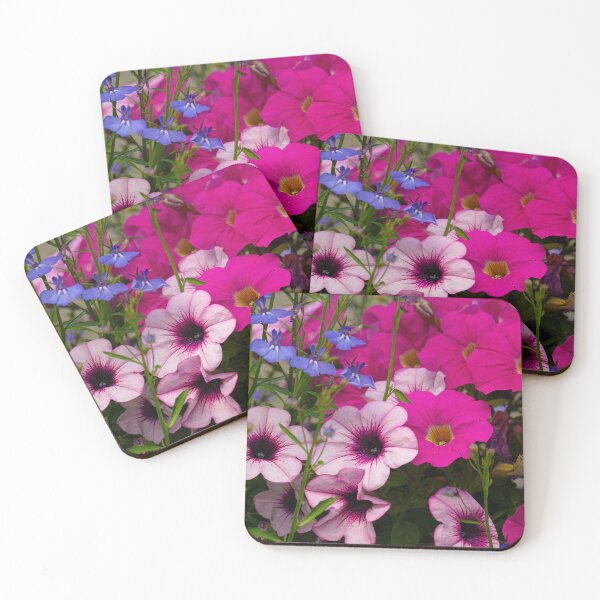 Item preview, Vibrant Petunias and Lobelias in Bloom designed and sold by MichaelPictures.