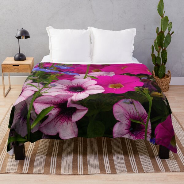Item preview, Vibrant Petunias and Lobelias in Bloom designed and sold by MichaelPictures.