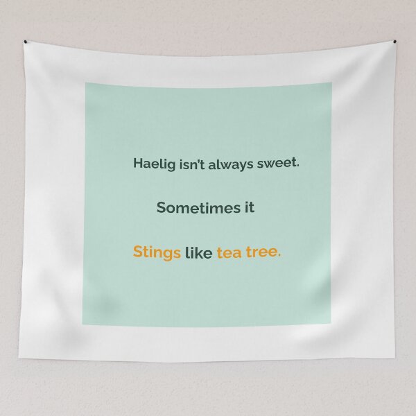 Item preview, Healing Stings Like Tea Tree – Deep Self-care Quote | KW Series 123 designed and sold by KWkindwaves.