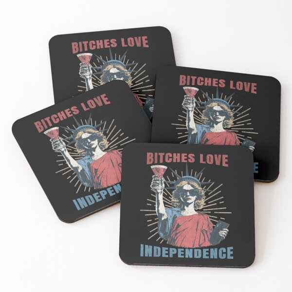 Item preview, Bitches Love Independence 4th July Funny Sassy Women Girls designed and sold by Juan Pedro Matta.