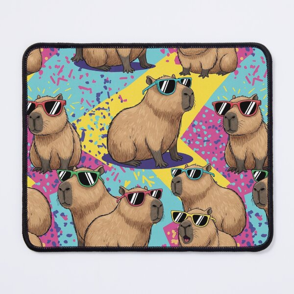 Item preview, Capybara Confetti Fiesta Background designed and sold by MythicPrompts.