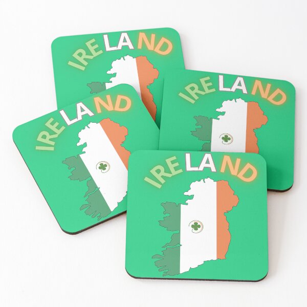 Item preview, ireland map flag designed and sold by baby-designe.