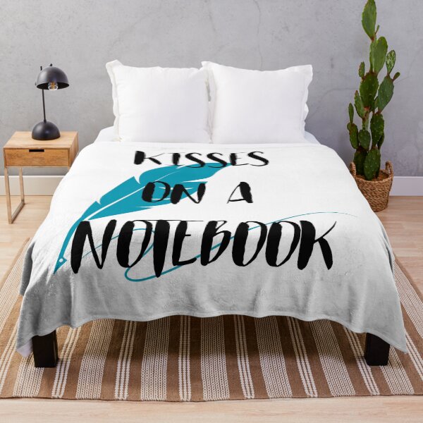 Item preview, KISSES ON A NOTEBOOK blue feather designed and sold by builditdefendit.