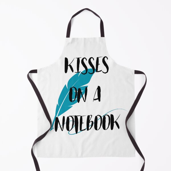 Item preview, KISSES ON A NOTEBOOK blue feather designed and sold by builditdefendit.