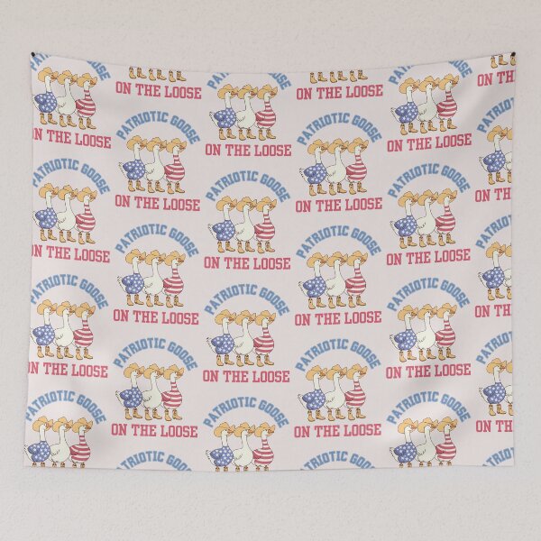 Item preview, Funny patriotic goose on the loose  designed and sold by erozzz.