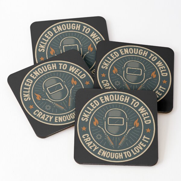 Item preview, Retro Welding Badge – Skilled and Crazy Emblem designed and sold by Dago345.