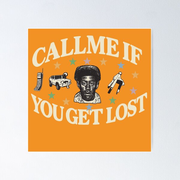 Item preview, Call Me If You Get Lost Collage – Tyler, The Creator Inspired Vintage Hip-Hop Art designed and sold by weirdfishes123.