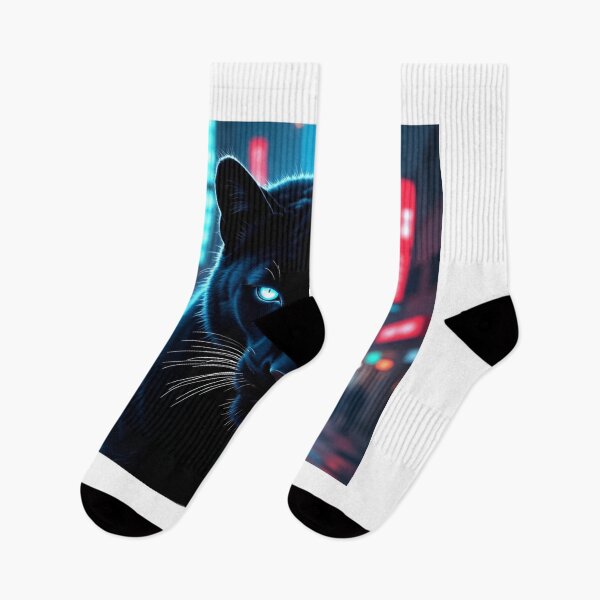Item preview, Cyberpunk Panther – Neon Glitch Streetwear Design designed and sold by MOTAS FASHION .