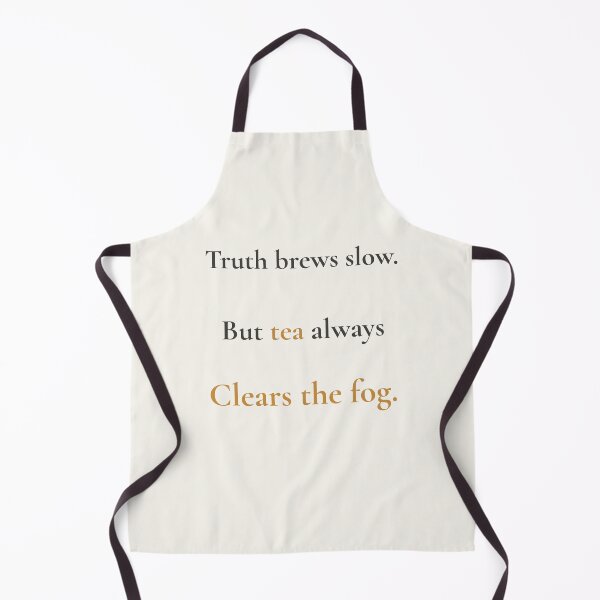 Item preview, Tea Clears the Fog – Emotional Quote Typography designed and sold by KWkindwaves.