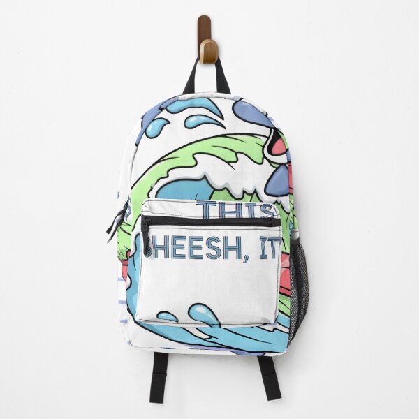 Item preview, This Wave? Sheesh, It’s So Skibidi! – Kawaii Dolphin Surf Vibes Digital Art designed and sold by AnnDesignStudio.