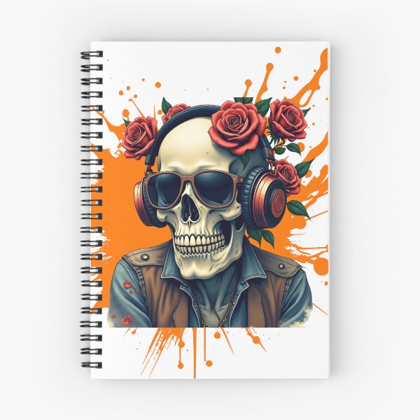 Item preview, Urban Skull Vibes  – Retro Boombox & Roses Grunge Tee designed and sold by MOTAS FASHION .